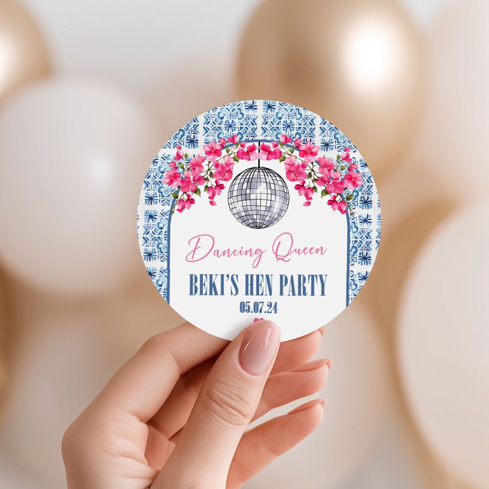 Mamma Mia Hen Party Stickers