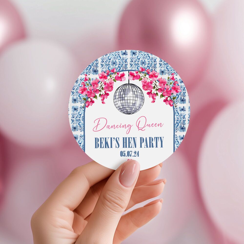 Mamma Mia Hen Party Stickers