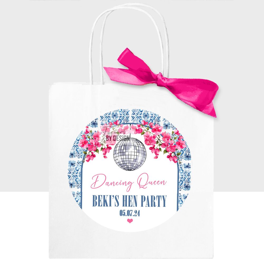 Mamma Mia Hen Personalised Party Bags x1