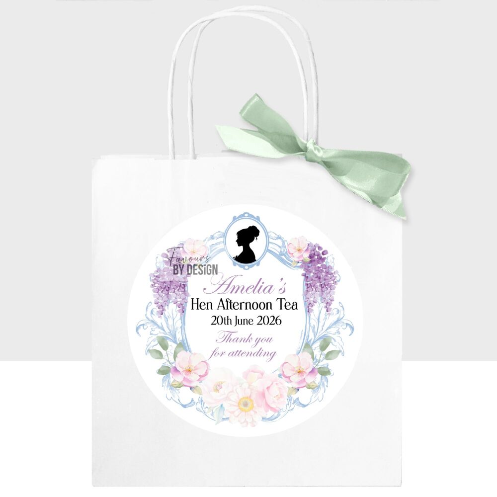 Bridgerton Hen Personalised Party Bags x1