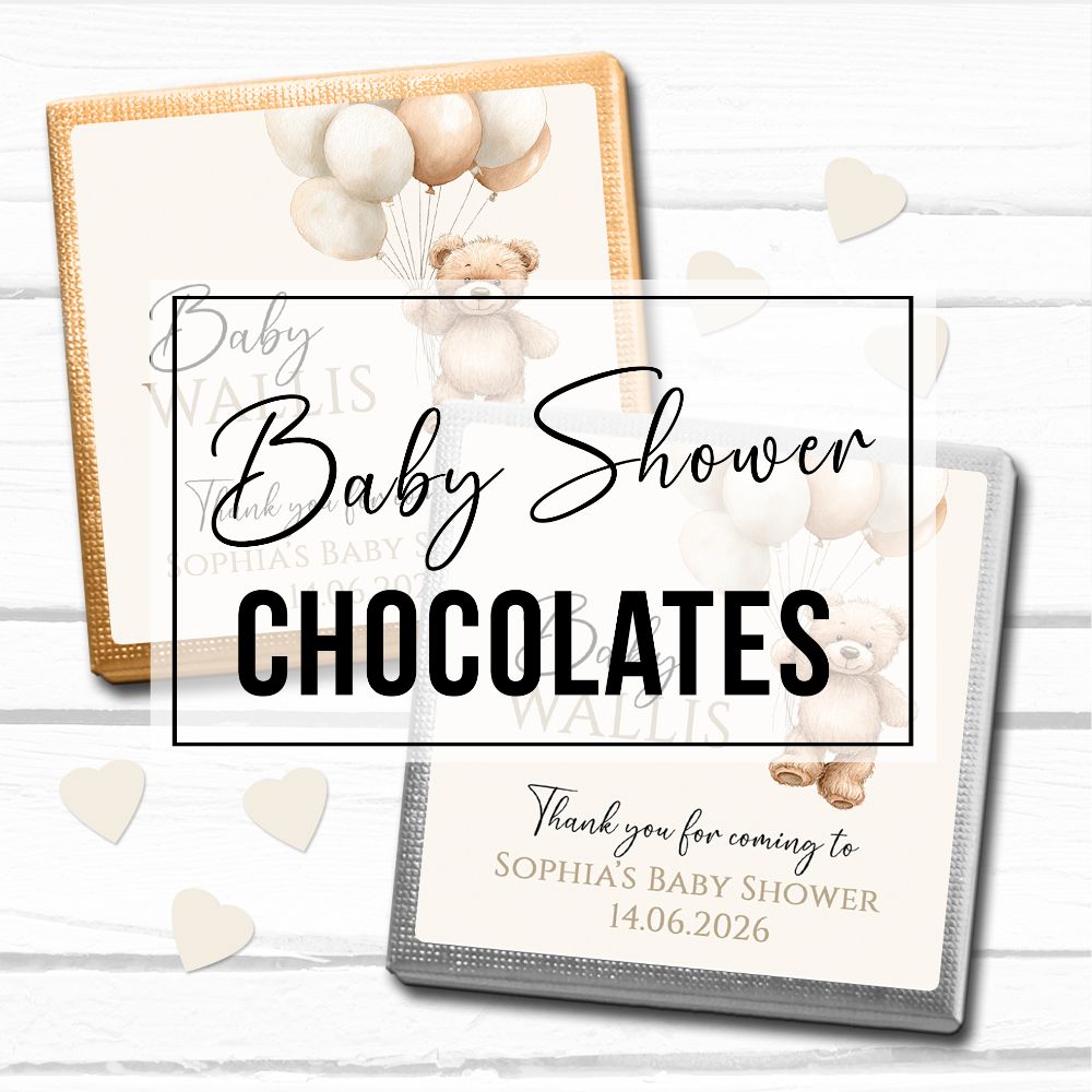 Baby Shower Personalised Chocolates