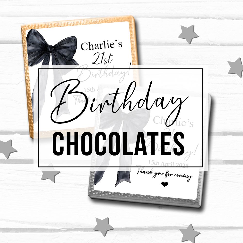 Adult Birthday Chocolates