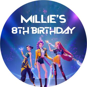 kpop birthday party stickers