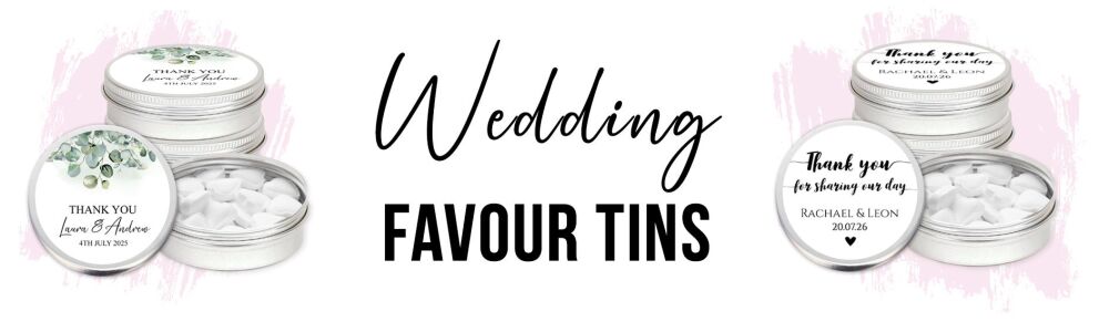 personalised wedding table favours mint tins personalised wedding table favours mint tins