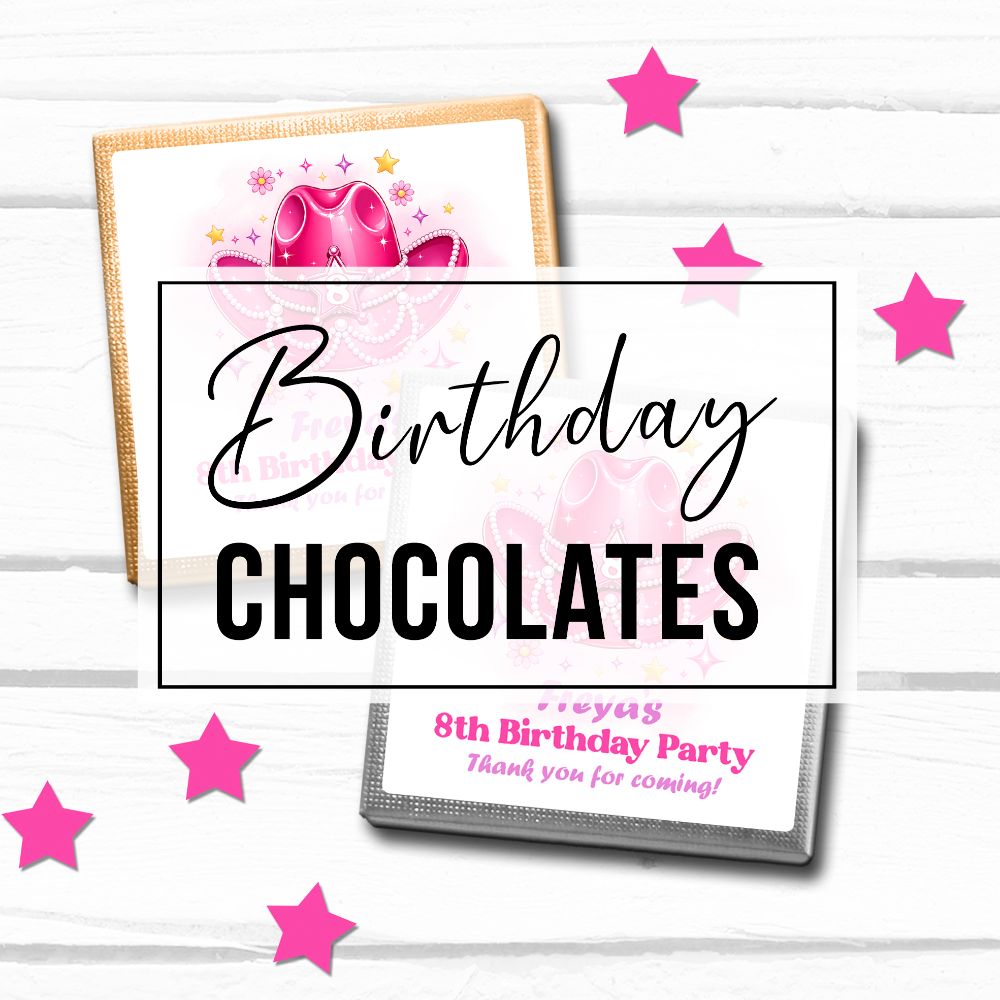 Kid's Birthday Party Chocolates