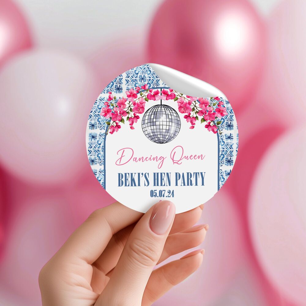 Mamma Mia Hen Party Stickers