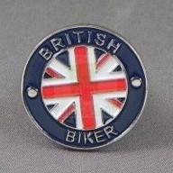 British Biker Pin, Fat Maggot Clothing
