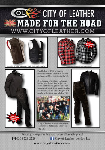 THE BIKER GUIDE - 5th edition, City of Leather