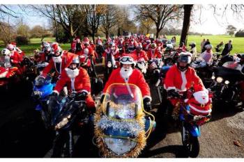 Santas On A Bike, Toy Run, Cornwall, Devon, Bristol