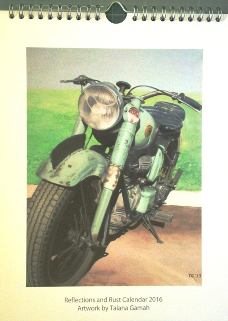 2016 Calendar - Motorcycle Artwork by Talana Gamah