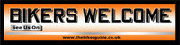<!-- 003 -->BIKERS WELCOME pvc banner