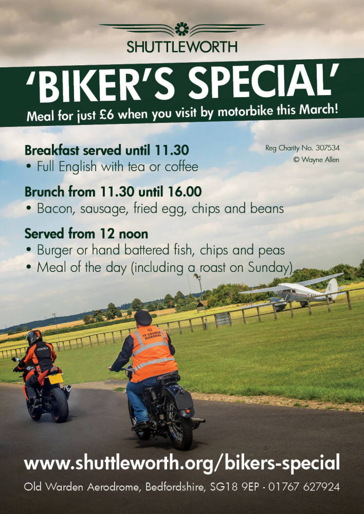 Bikers special, Shuttleworth Collection, March