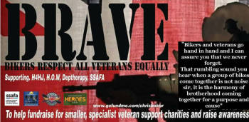 BRAVE, Bikers Respect All Veteran Equally