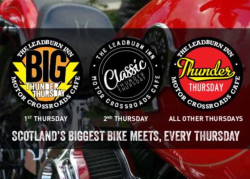 Thunder Thursday at The Leadburn Inn, 1st Thursday of the Month Bike night