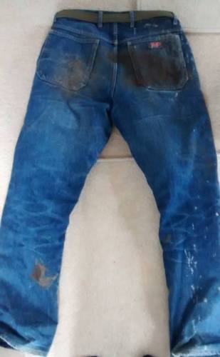 Hood Jeans that protected the rider and survived to be washed and worn anot