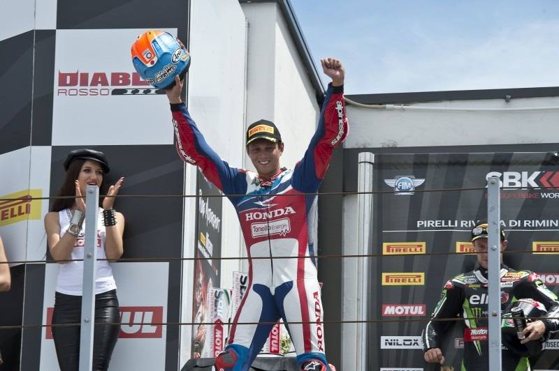 Podium for van der Mark as Hayden crashes out of opening race at Misano&amp;#82