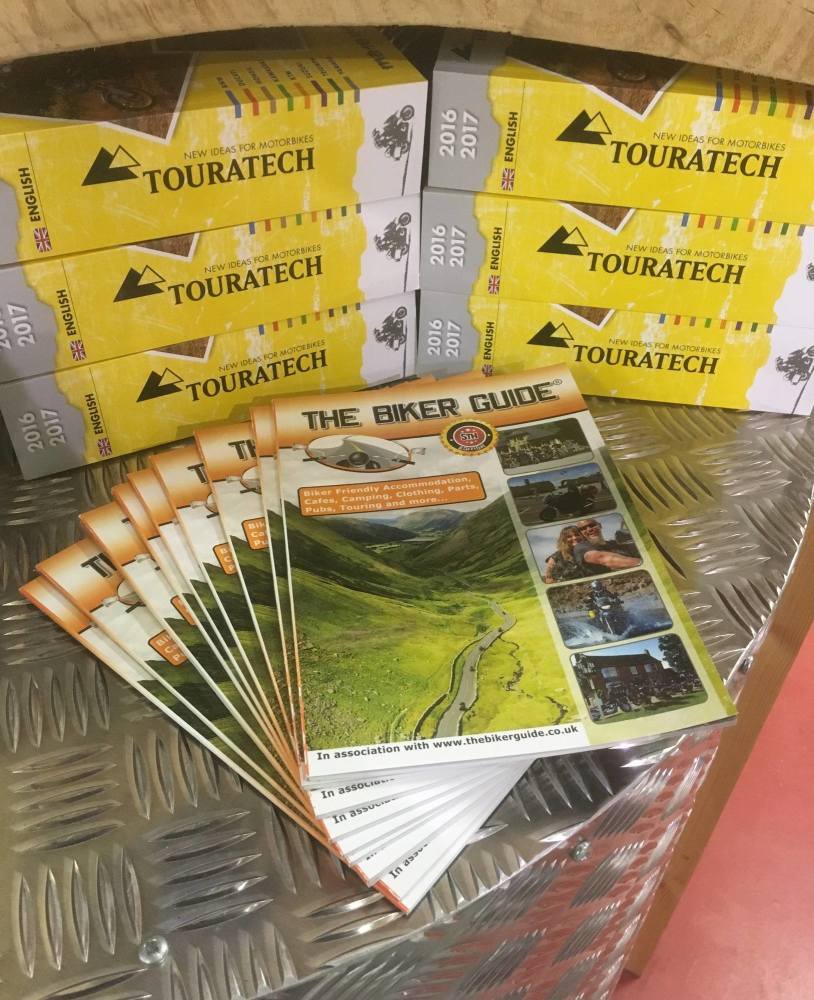 THE BIKER GUIDE booklets at Touratech