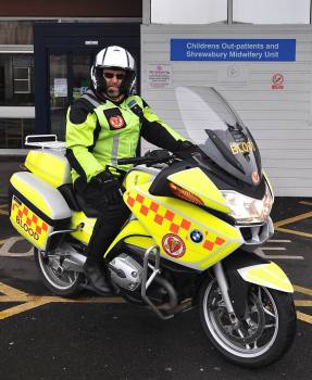 Shropshire and Staffordshire Blood Bikes (SSBB), life-saving riders