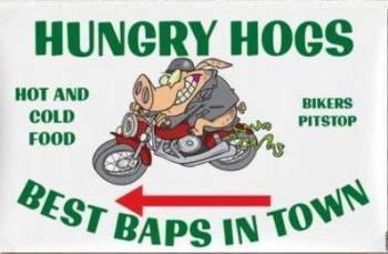 Hungry Hogs at Hillside Cafe, Biker Friendly, Belton-in-Rutland, Leicesters
