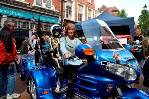 Steven Hughes and his amazing custom-painted Honda Goldwing