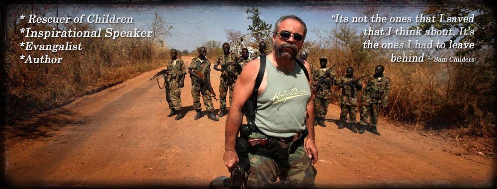 Sam Childers. The Real Machine Gun Preacher - Speaking about his work Rescu