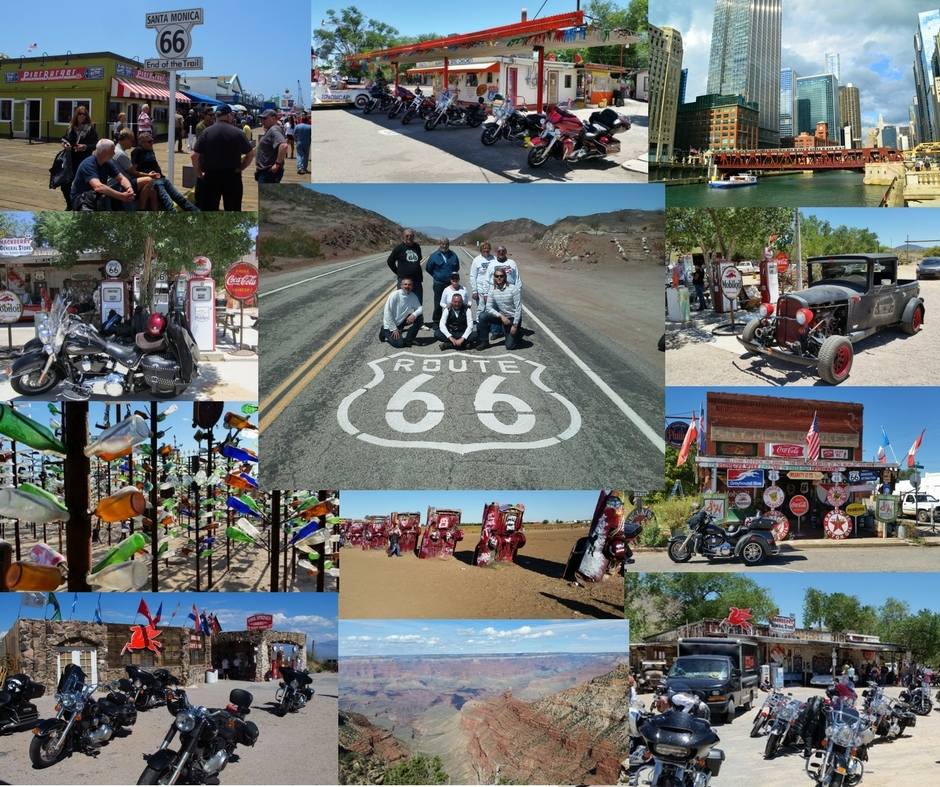 Ornage and Black Motorcycle Tours - Route 66