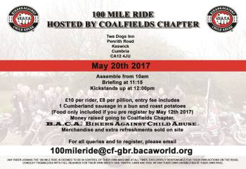 Bikers Against Child Abuse - 100 Mile Ride