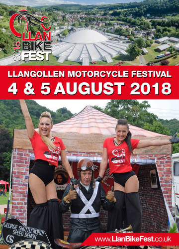 Llangollen Motorcycle Festival - LlanBikeFest, North Wales