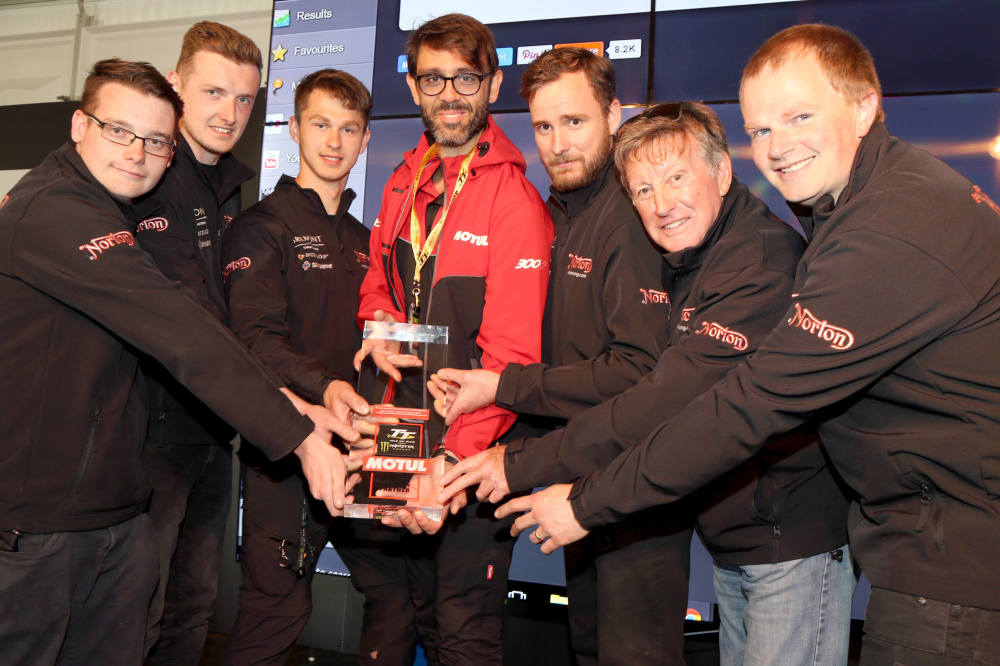 Norton Wins Motul Team Award at 2017 Isle of Man TT Races