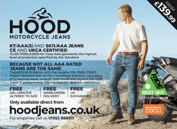 Hood Jeans - British company specializing in reinforced motorcycle jeans