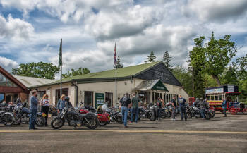 Shuttleworth Collection, Bikers welcome, Old Warden Aerodrome, Bedfordshire