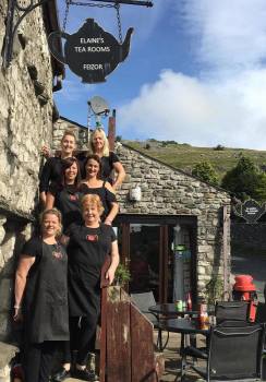 Elaines Tea Rooms, Biker Friendly, Feizor, Austwick, North Yorkshire Elaines Tea Rooms, Biker Friendly, Feizor, Austwick, North Yorkshire