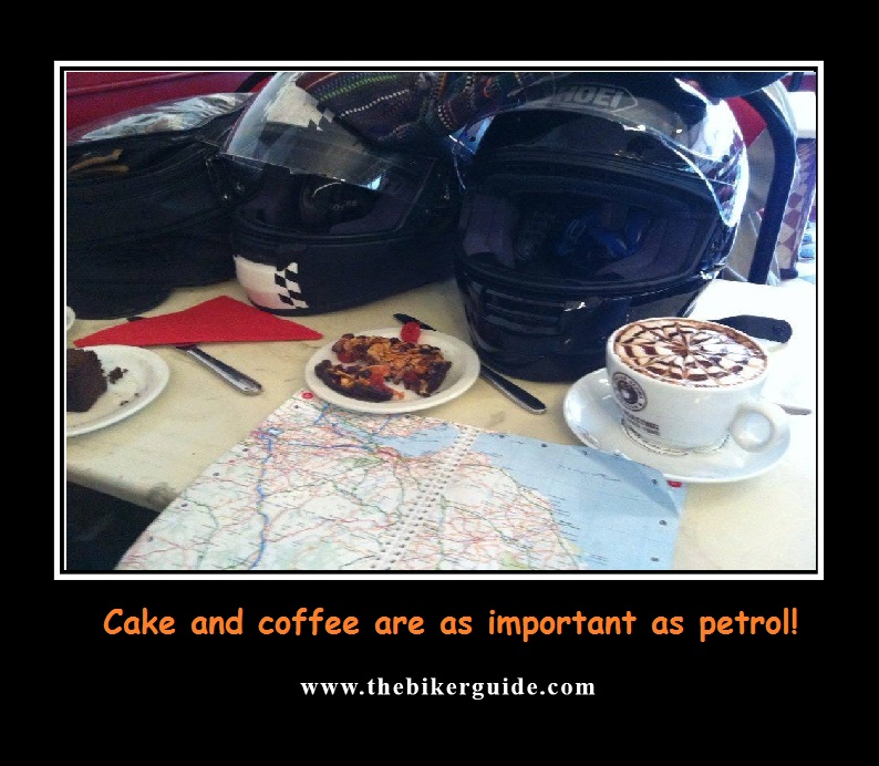 Cake and coffee are as important as petrol