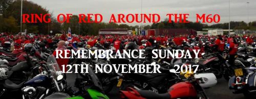 Ring of Red around the M60 - Remembrance Sunday