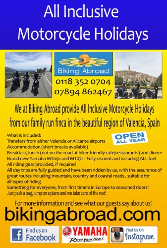 THE BIKER GUIDE - 7th edition, Biking Abroad, Touring, Spain THE BIKER GUIDE - 7th edition, Biking Abroad, Touring, Spain