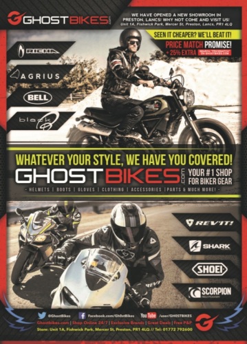 THE BIKER GUIDE, 7th edition, Ghost Bikes, Motorcycle Clothing, accessories