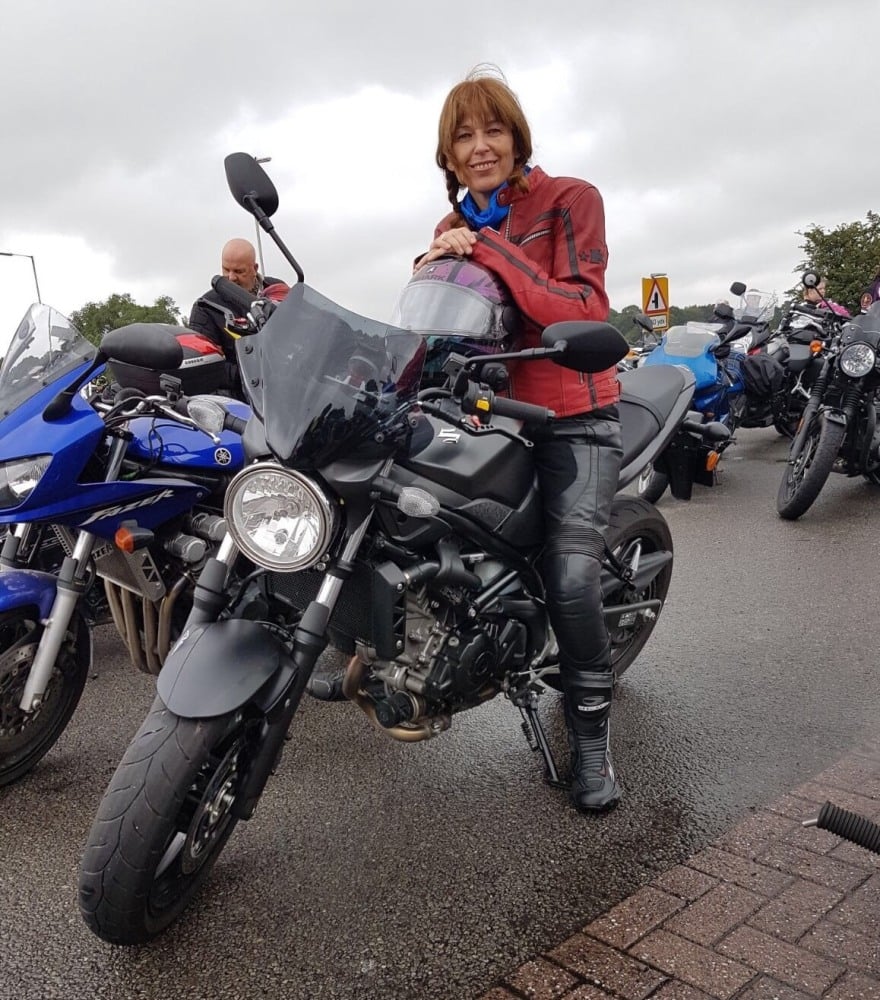 Helen Millward - at the worlds largest female biker meet 2017