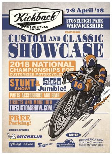 Kickback Motorcycle Show 2018 - National Championships of Custom Motorcycle