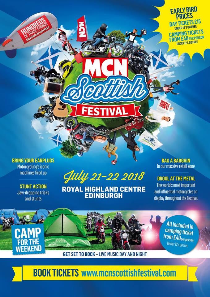 MCN Scottish Festival, Edinburgh, Scotland, Motorcycle show