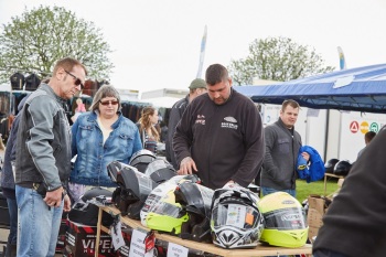 MCN Scottish Festival of Motorcycling - The massive retail zone offers bar