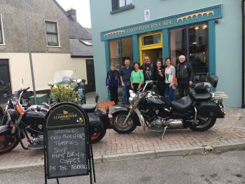 Two Rivers Cafe, Bikers Welcome, Cork, Ireland