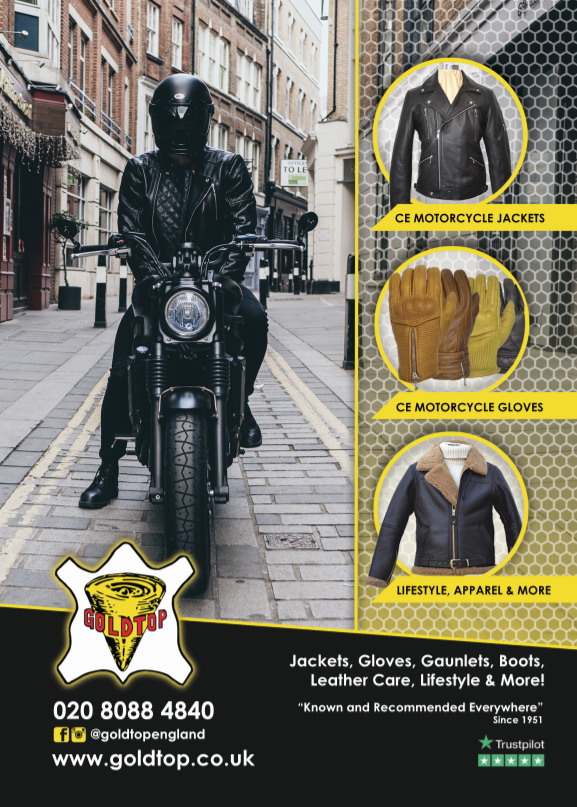 Goldtop England, Classic cafe racer motorcycle clothing