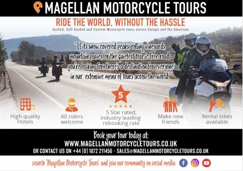 Magellan Motorcycle Tours, France, Germany, Italy, Spain, Americas, USA