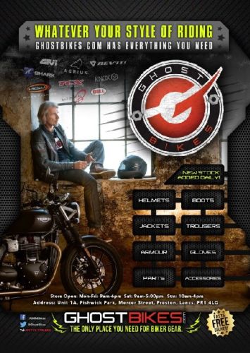 THE BIKER GUIDE - 8th edition, Ghost Bikes, Motorcycle Clothing