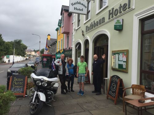 Rathbaun Hotel, Bikers welcome, Co Clare, Ireland