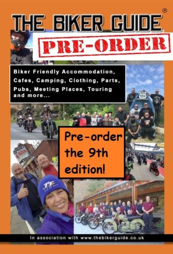 <!-- 001 -->1 of - THE BIKER GUIDE booklet - Pre-order the 9th edition - FREE (P&P £1.75 UK)