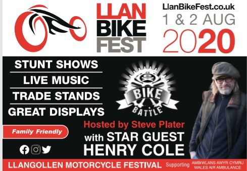 Llan Bike Fest 2020, Llangollen Motorcycle Festival