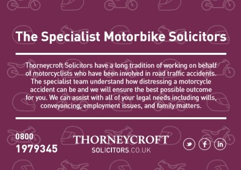 Thorneycroft Solicitors, motorbike specialist, accidents, personal injury