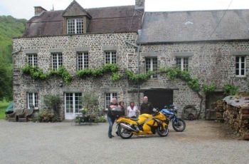 The Watermill, Bikers welcome, heart of Normandy, France
