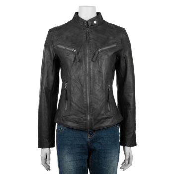 Woodland Leathers, Ladies Classic Biker Jacket